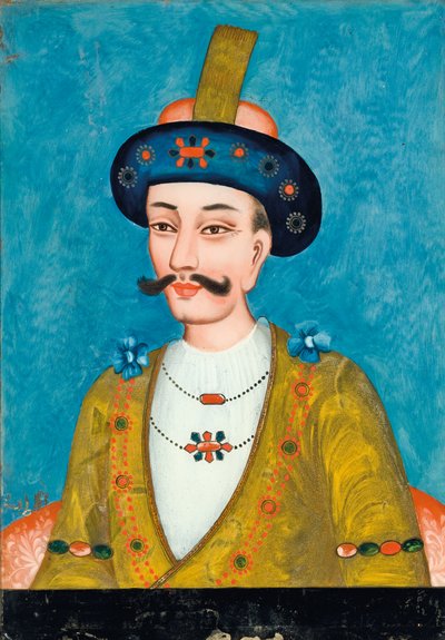 Peinture sur verre inversé d