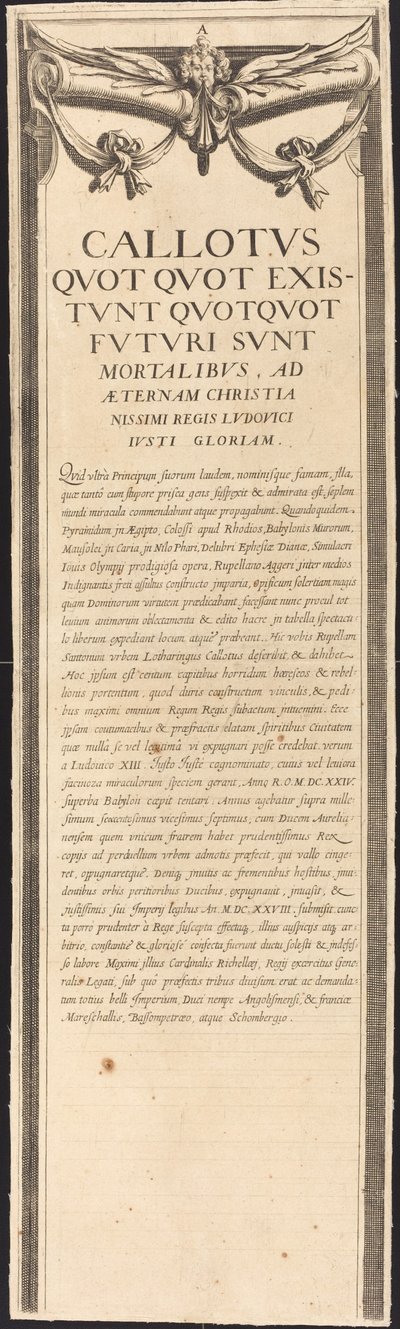 Le siège de La Rochelle [plaque 8 de 16; ensemble comprend 1952.8.97-112] - Assistant of Jacques Callot