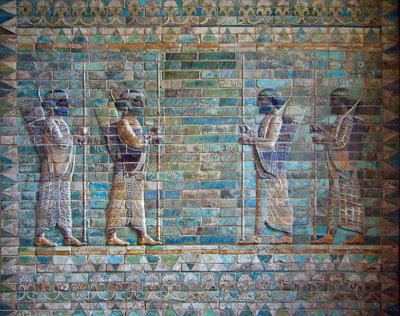 La frise des archers du palais de Darius Ier à Suse, vers 510-500 av. J.-C. - Assyrian