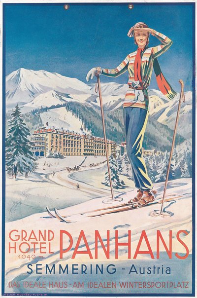 Grand Hôtel Panhans Semmering, années 1930 - Atelier Muchsel Fuchs