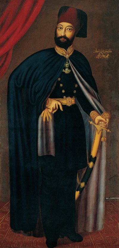 Portrait de Mahmud II, Sultan de l