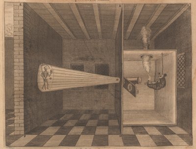 Lanterne magique montrant la Mort de l