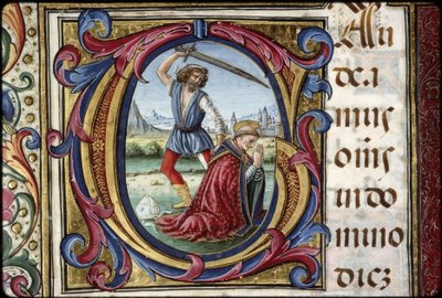 Missel de Thomas James : détail d