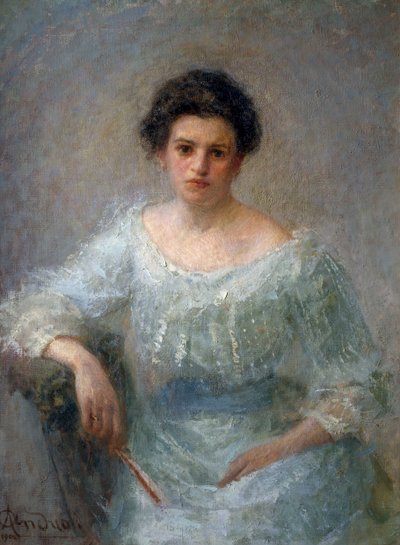 Portrait de la comtesse Paolina Faglia - Attilio Andreoli