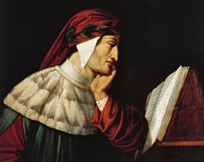 Portrait de Dante Alighieri - Attilio Roncaldier