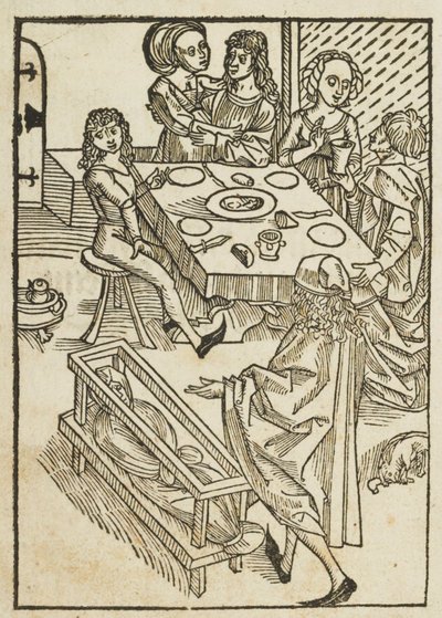 Un très sérieux avertissement contre le faux amour de ce monde - 1 - attributed to Albrecht Dürer