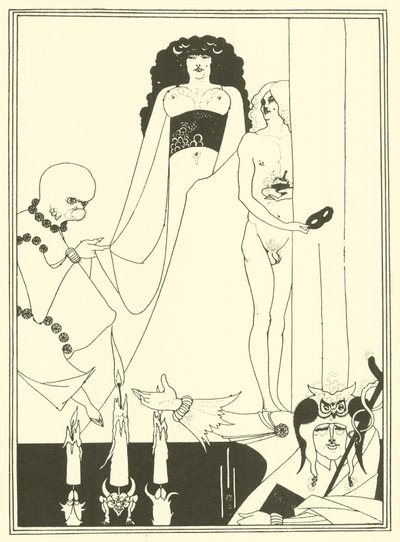 Hérodiade (lithographie) - Aubrey (after) Beardsley