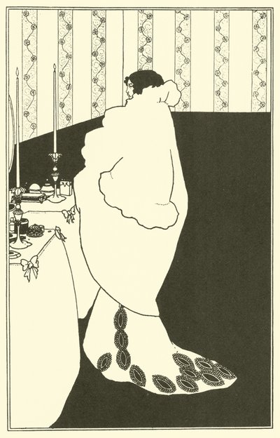 La Dame aux Camélias (lithographie) - Aubrey (after) Beardsley