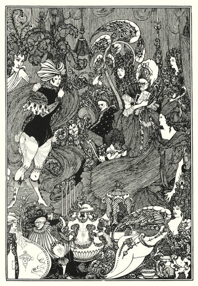 La caverne de la rate (gravure) - Aubrey (after) Beardsley