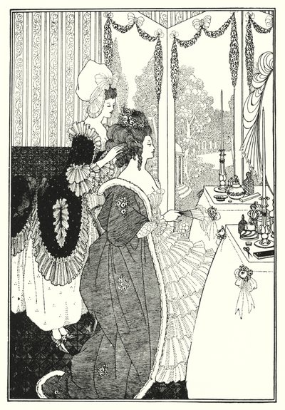 La toilette (gravure) - Aubrey (after) Beardsley