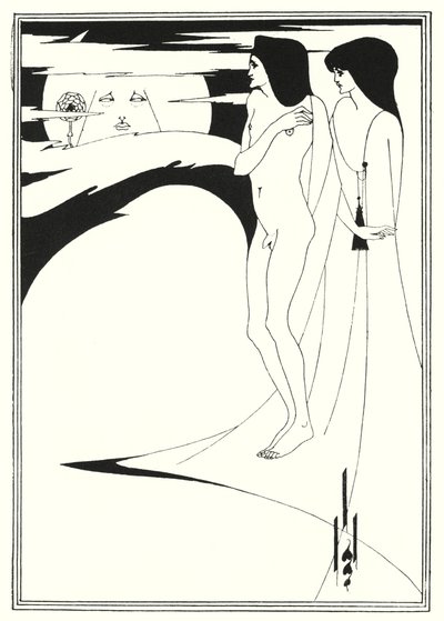 La Femme dans la Lune (gravure) - Aubrey (after) Beardsley