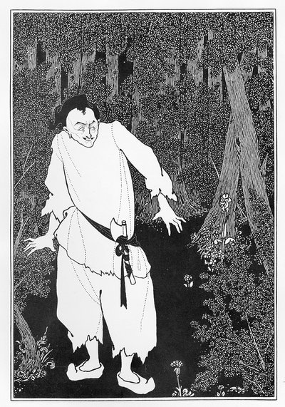 Ali Baba dans les bois, 1897 - Aubrey Beardsley