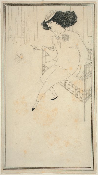 Caricature de J.M. Whistler - Aubrey Beardsley