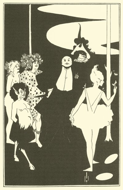 Frontispice, Pièces de John Davidson, 1893 - Aubrey Beardsley