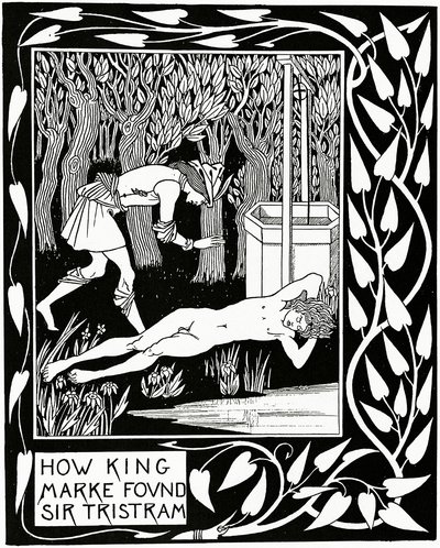 Comment le Roi Marke a trouvé Sir Tristram, illustration de 