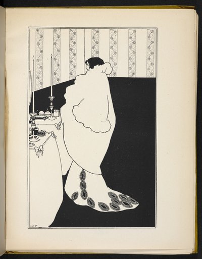 Illustration représentant une femme - Aubrey Beardsley