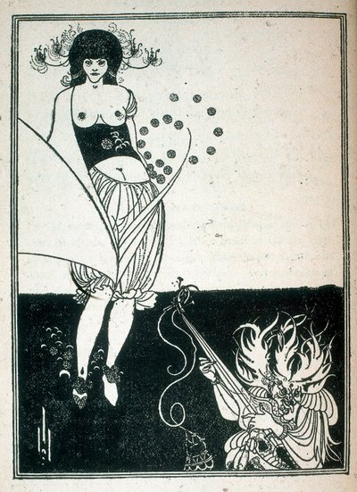 Salomé, illustration de la pièce de théâtre écrite par Oscar Wilde - Aubrey Beardsley