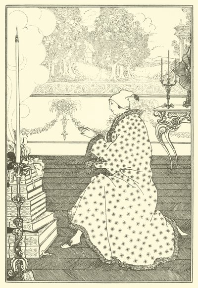 La Prière du baron - Aubrey Beardsley