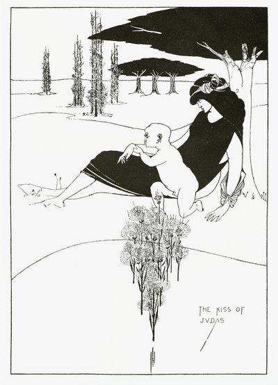 Le baiser de Judas, 1893 - Aubrey Beardsley