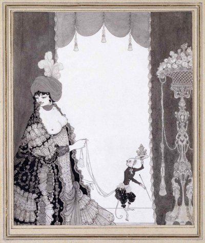 La Dame au Singe, 1897 - Aubrey Beardsley