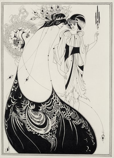 La jupe de paon, illustration pour l