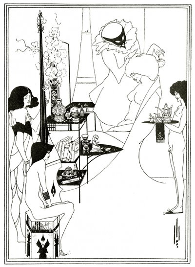 La toilette de Salomé, c.1894 - Aubrey Beardsley
