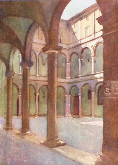 Rome : Cour de la Cancelleria - Aubrey Waterfield