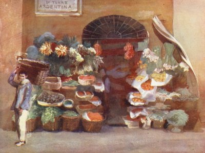 Rome : Marchand de fruits - Aubrey Waterfield