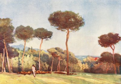 Rome : La campagne depuis la Villa Pamphili Doria - Aubrey Waterfield