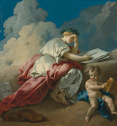 Une allégorie de la poésie - Auger Lucas