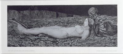 Un cadavre, du cycle La Mort et la Jeune Fille - August Bromse