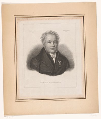 Portrait de Christ. Wilh. Nebel - August Brust