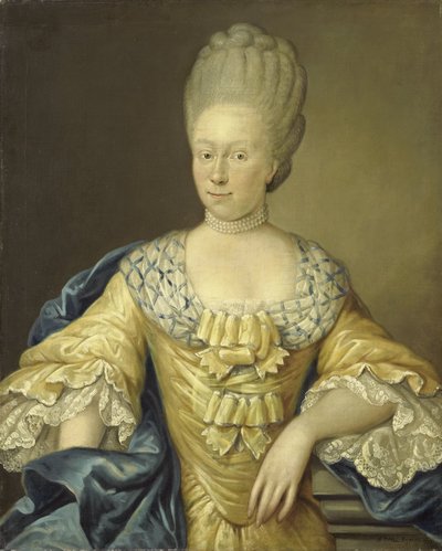 Adriana Johanna van Heusden, épouse de Johan Arnold Zoutman - August Christian Hauck