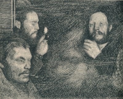 Une fumée dans la cuisine du Fram, vers 1893-1896, 1897 - August Eiebakke