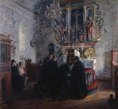 Sainte Communion, Église de Dale à Luster - August Eiebakke