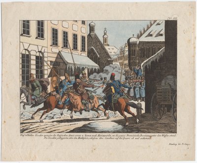 Cinq cosaques entrés à Marienwerder - August Friedrich Andreas Campe
