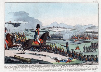 Attaque russe depuis le camp retranché à Dryssa le 15 juillet 1812 - August Friedrich Andreas Campe