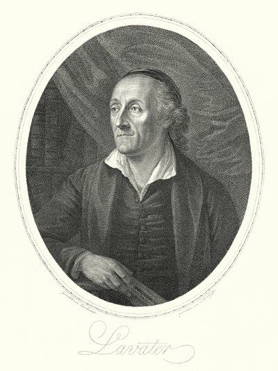 Johann Kaspar Lavater, théologien, auteur et physiognomoniste suisse - August Friedrich Oelenhainz