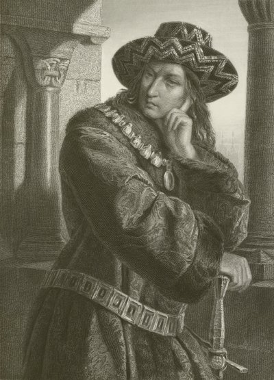 Karl VII (gravure) - August Friedrich Pecht