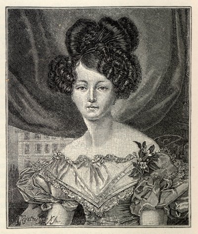 Augusta de Saxe-Weimar-Eisenach en tant que Princesse de Prusse, 1829 - August Heinrich Ferdinand Tegetmeyer