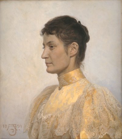 Portrait de Marie Oppermann - August Jerndorff