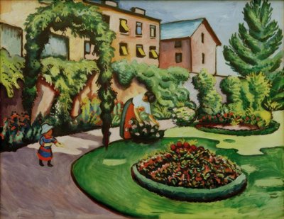 Le jardin de Macke à Bonn - August Macke