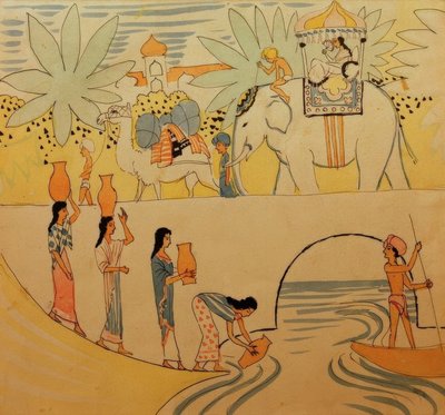 Le rêve du jeune homme – Conteur de contes - August Macke