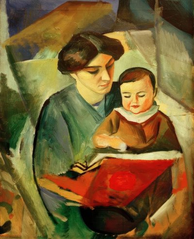 Elisabeth et Walterchen - August Macke