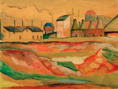 Usine (Briqueterie) - August Macke