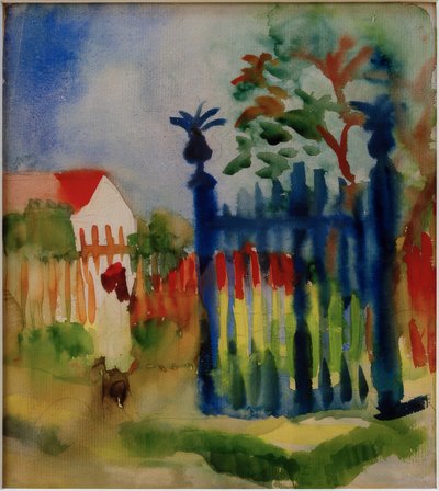 Porte de jardin - August Macke