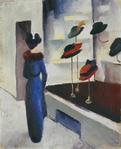 Magasin de chapeaux - August Macke