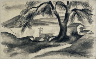 Hilterfingen au bord du lac de Thoune - August Macke
