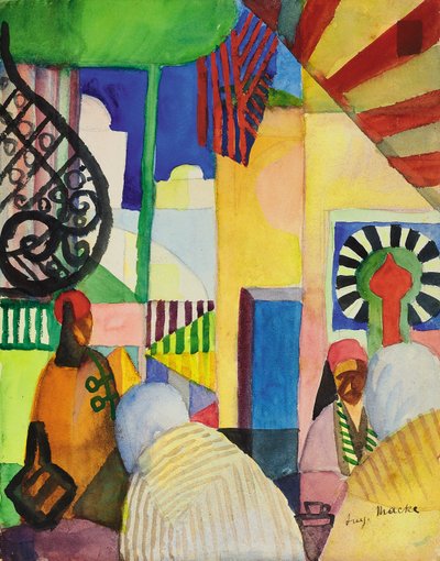 Dans le bazar, 1914 - August Macke