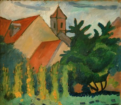 Église à Kandern - August Macke